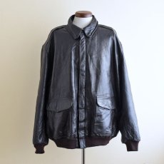 画像1: 1990s L.L.Bean A-2 TYPE レザージャケット　 "MADE IN USA"　 表記XXL-TALL  (1)