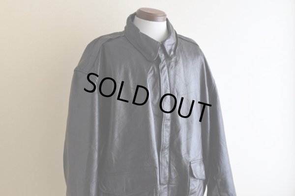 画像8: 1990s L.L.Bean A-2 TYPE レザージャケット  "MADE IN USA"  表記XXL-TALL