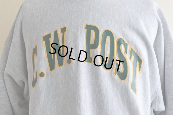 画像9: 1980s Champion リバースウィーブスウェット　 "C.W.POST"　 表記L 