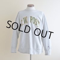 1980s Champion リバースウィーブスウェット　 "C.W.POST"　 表記L 