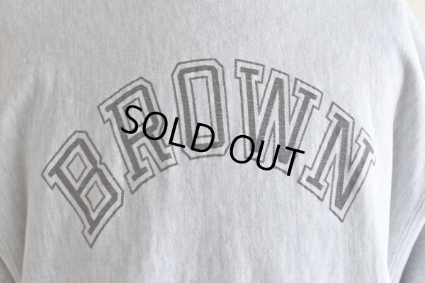 画像9: 1980s Champion リバースウィーブスウェット　 "BROWN"　 表記XL 