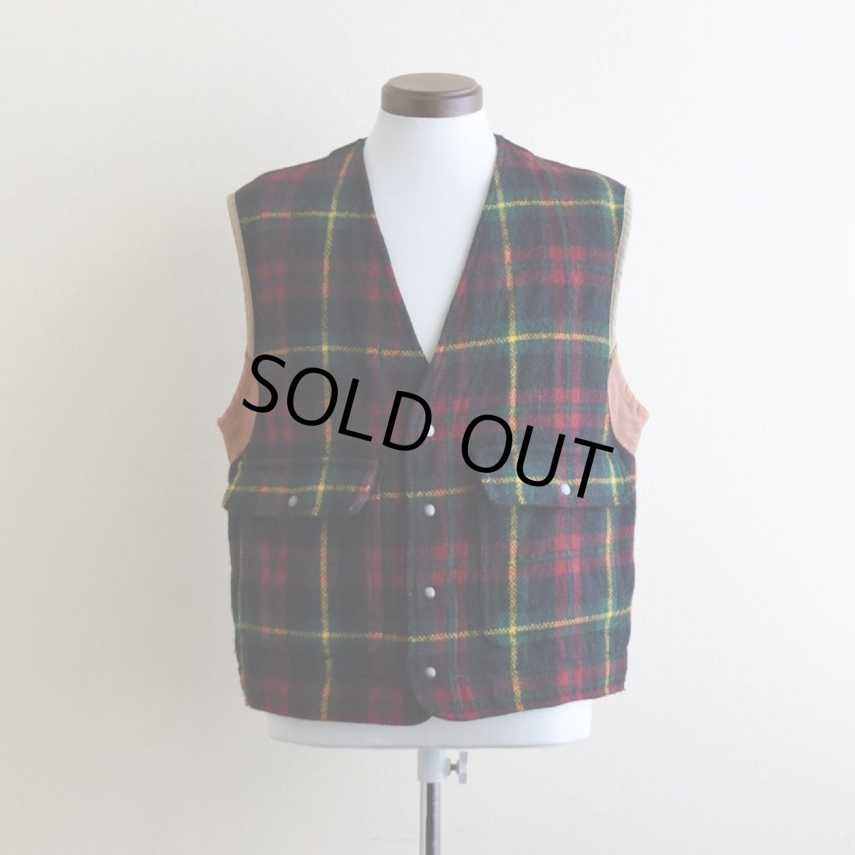 画像1: 1990s Polo by RalphLauren ウールベスト　 "MADE IN USA"　 表記L  (1)