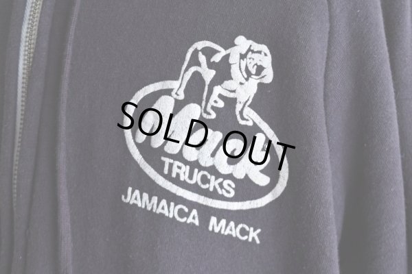 画像12: 1970-80s MACK TRUCKS 裏サーマルフルジップパーカー　 表記XL 