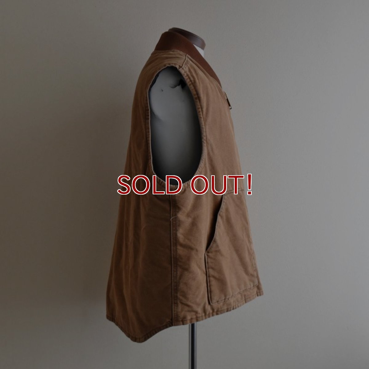 画像2: 1990-00s Carhartt ダックベスト　 "MADE IN MEXICO"　 表記2XL  (2)