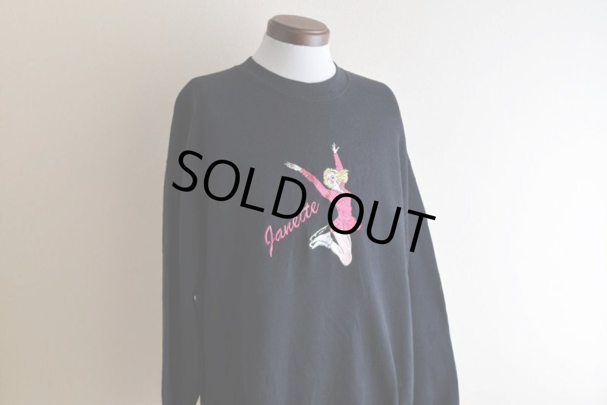 画像5: 1980-90s JANETTE 刺繍スウェット　 "MADE IN USA"　 表記XL  (5)