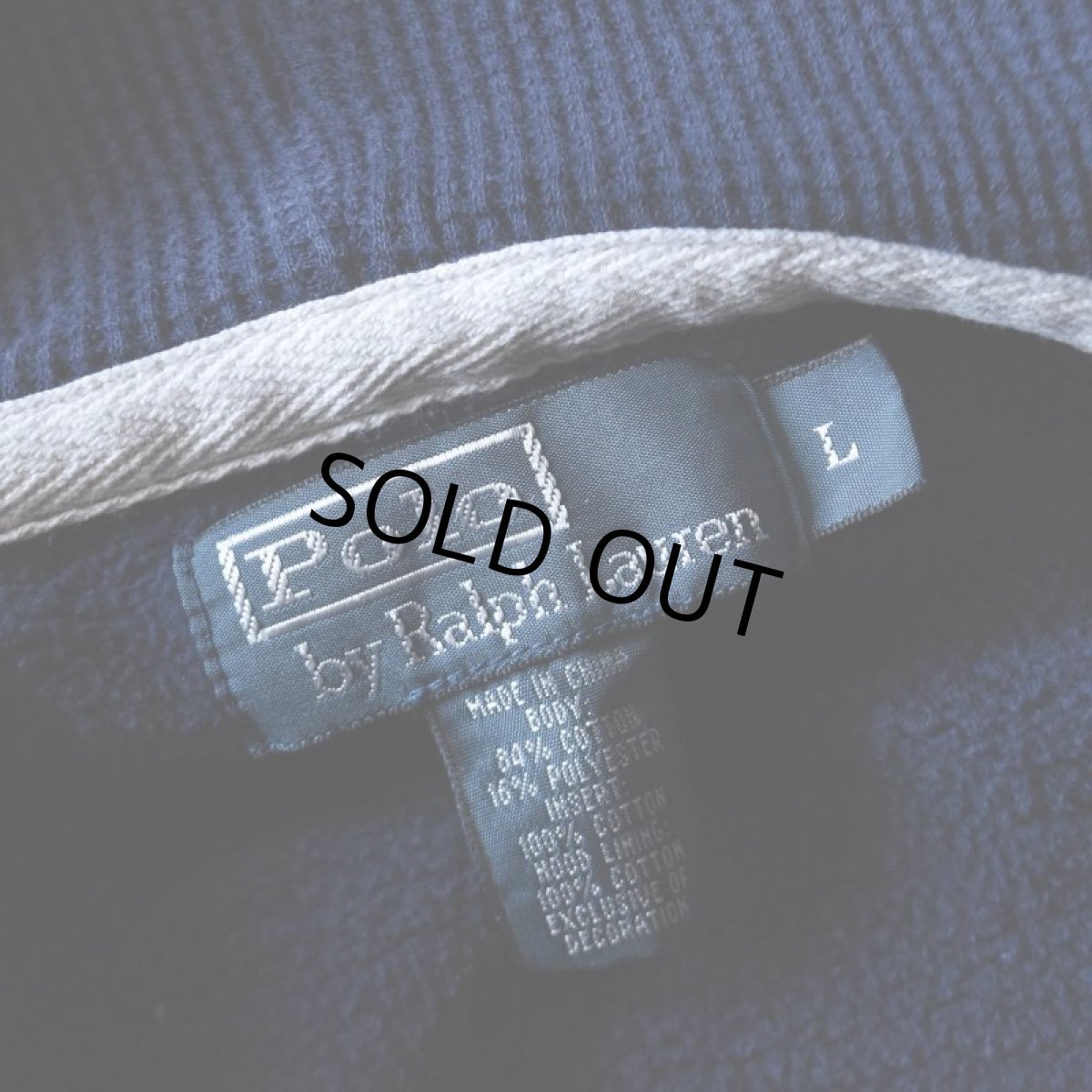 画像2: Polo by RalphLauren フルジップパーカー　 表記L  (2)