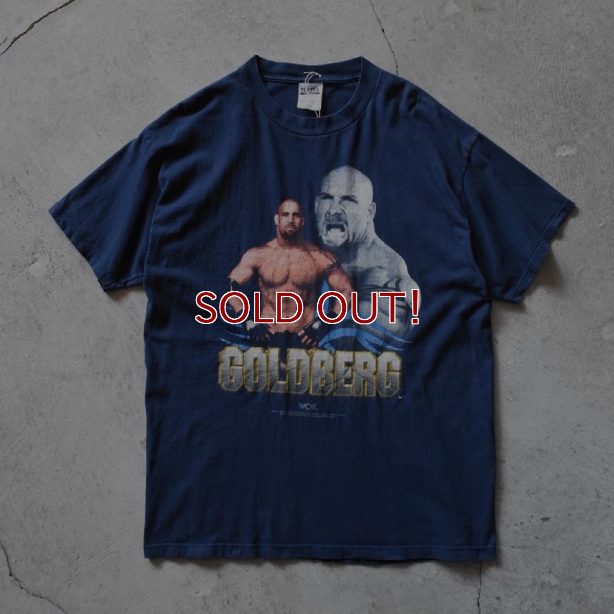 画像1: 1990s GOLDBERG プロレスTシャツ　 表記XL  (1)