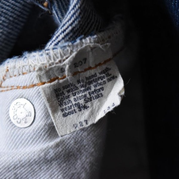 画像5: 1970s Levi's 505-0217　 "66後期"　 表記W27 L34 