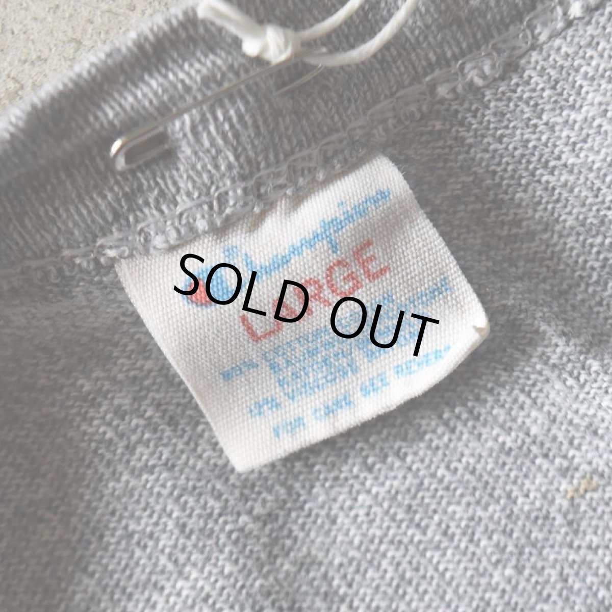 画像3: 1980s Champion 88/12 ステンシルTシャツ　 "MADE IN USA"　 表記L  (3)