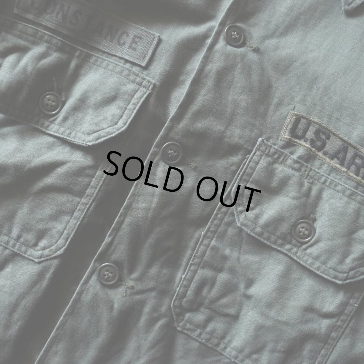 画像3: 1960s US.ARMY OG107 ユーティリティシャツ　 "2nd MODEL"　 実寸SM  (3)