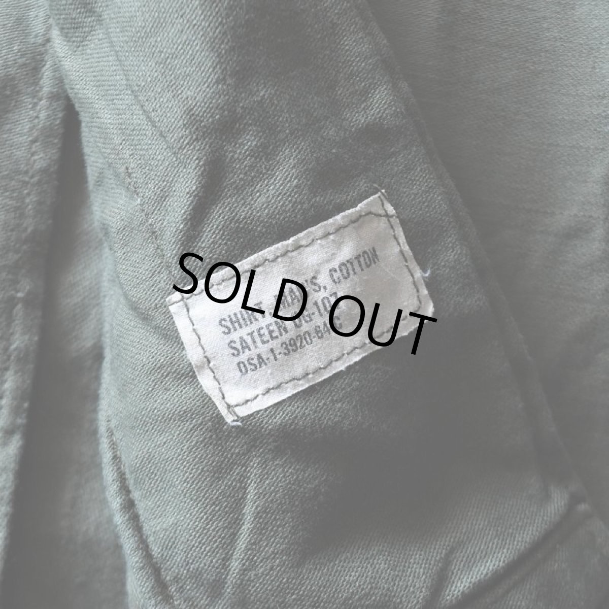 画像5: 1960s US.ARMY OG107 ユーティリティシャツ　 "2nd MODEL"　 実寸SM  (5)