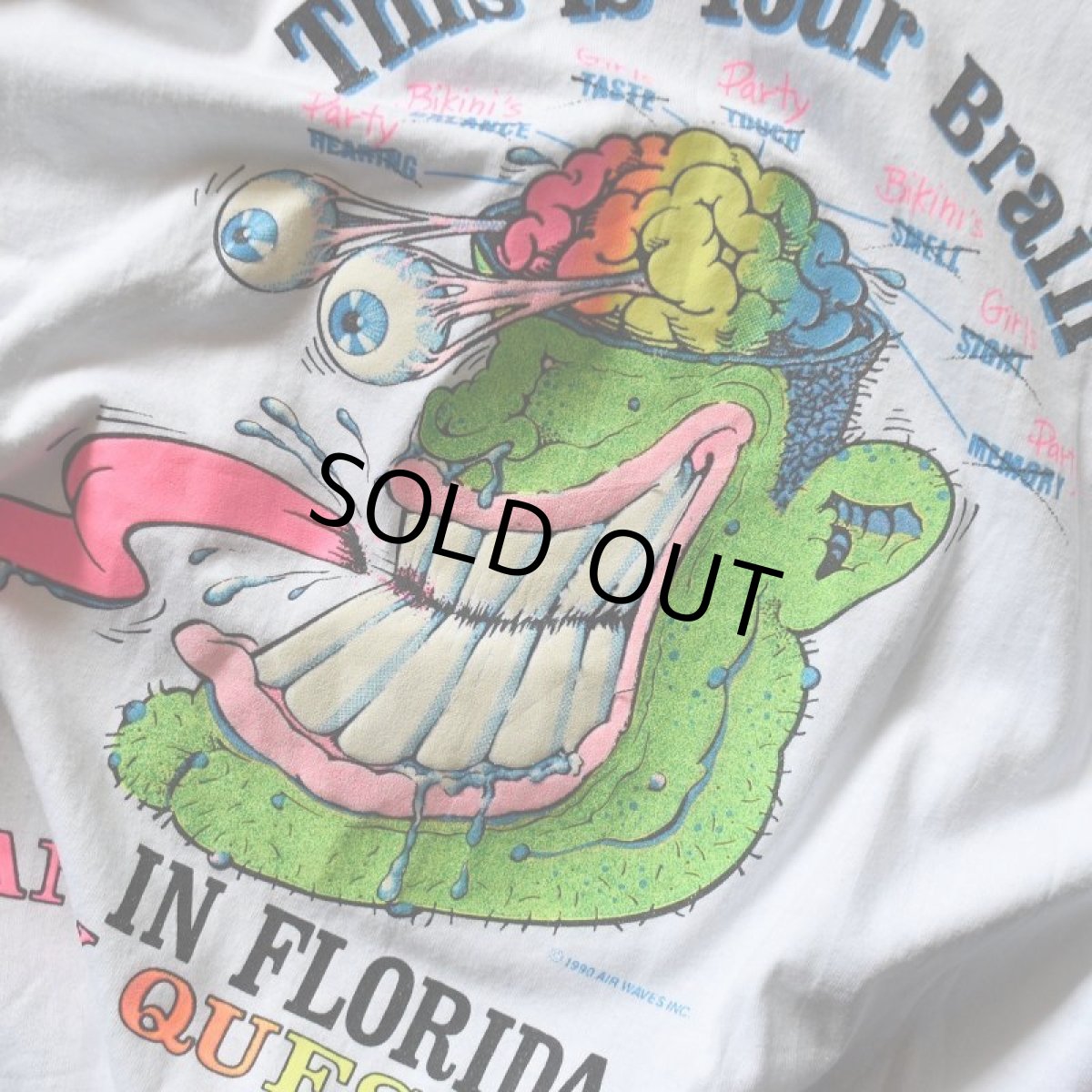 画像3: 1990s THIS IS YOUR BRAIN Tシャツ　 "MADE IN USA"　 表記L  (3)