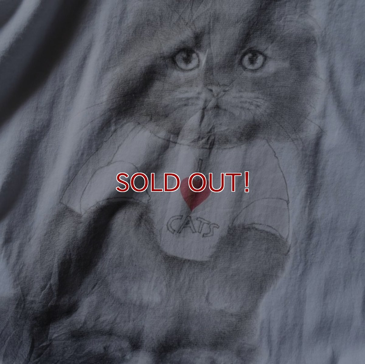 画像4: 1990s I ♡ CATS Tシャツ　 表記L  (4)