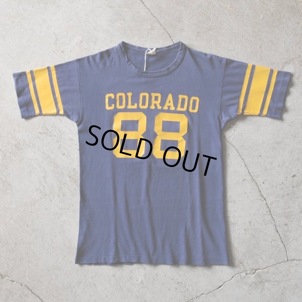 画像1: 1960s Champion WINナンバリングフットボールTシャツ　 "MADE IN USA"　 表記L  (1)