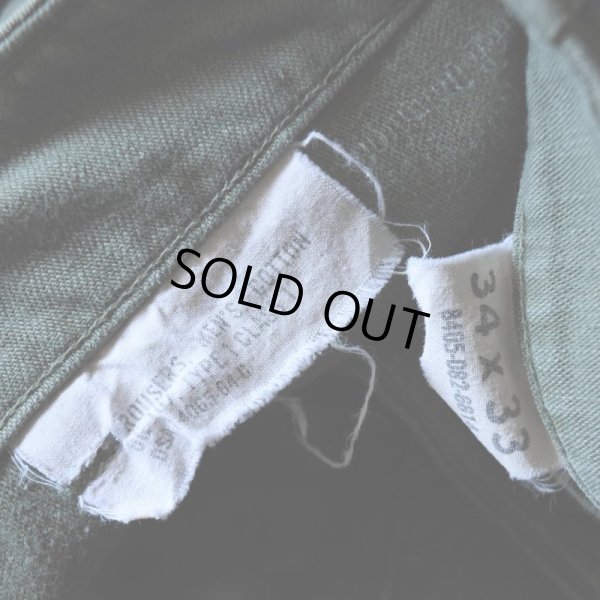 画像4: 1960s US.ARMY コットンベイカーパンツ　 "初期型"　 表記34×33 