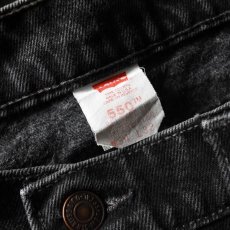画像3: 1990s Levi's 550ブラック /RELAXED FIT TAPERD LEG　 "MADE IN USA"　 表記W34 L32  (3)