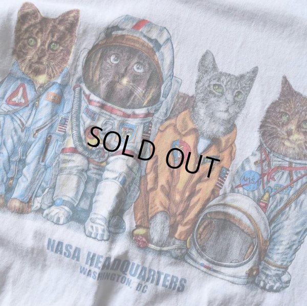 画像5: NASA HEADQUARTERS "ねご" 両面プリントTシャツ　 表記L 