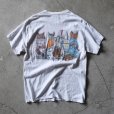 画像2: NASA HEADQUARTERS "ねご" 両面プリントTシャツ　<br>表記L<br> (2)