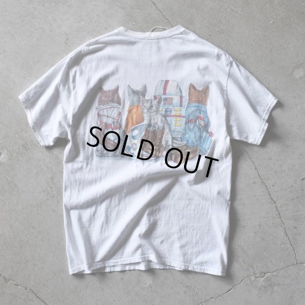 画像2: NASA HEADQUARTERS "ねご" 両面プリントTシャツ　 表記L 