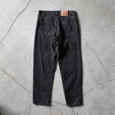 画像5: 1990s Levi's 550ブラック /RELAXED FIT TAPERD LEG　 "MADE IN USA"　 表記W34 L32  (5)
