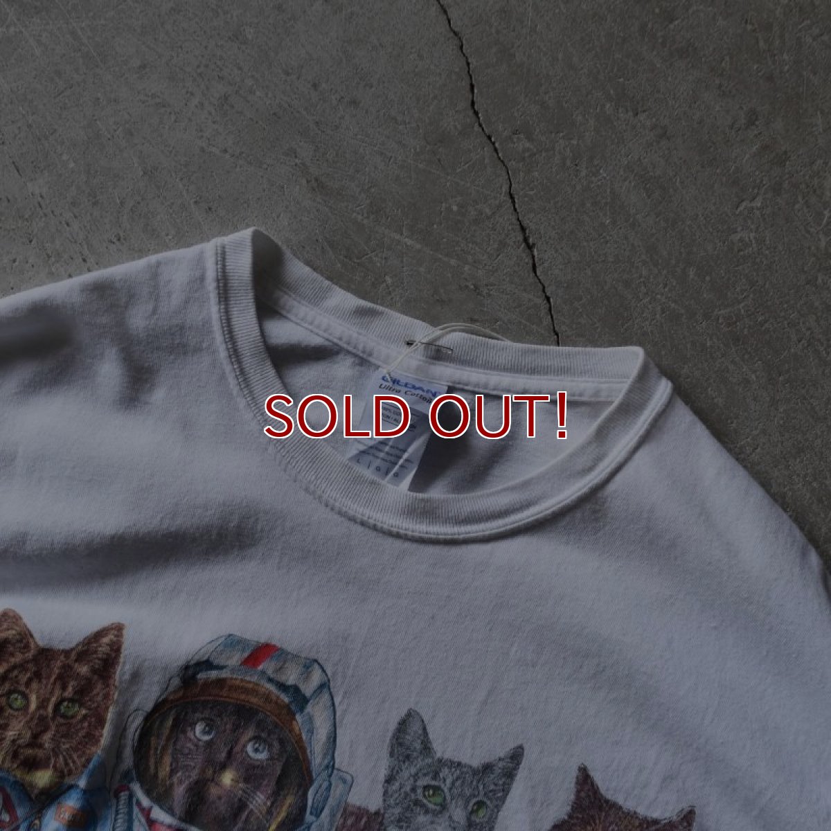 画像3: NASA HEADQUARTERS "ねご" 両面プリントTシャツ　 表記L  (3)