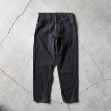 画像4: 1990s Levi's 550ブラック /RELAXED FIT TAPERD LEG　 "MADE IN USA"　 表記W34 L32  (4)