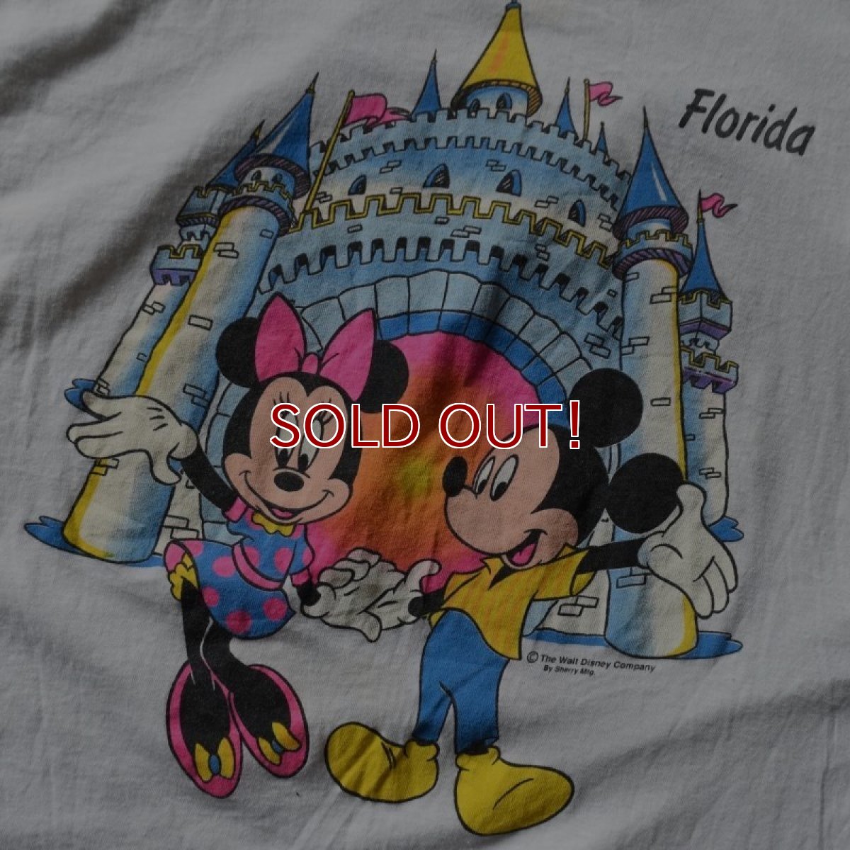 画像5: 1980s FLORIDA DISNEY ミッキー＆ミニーTシャツ　 "MADE IN USA"　 表記XL  (5)