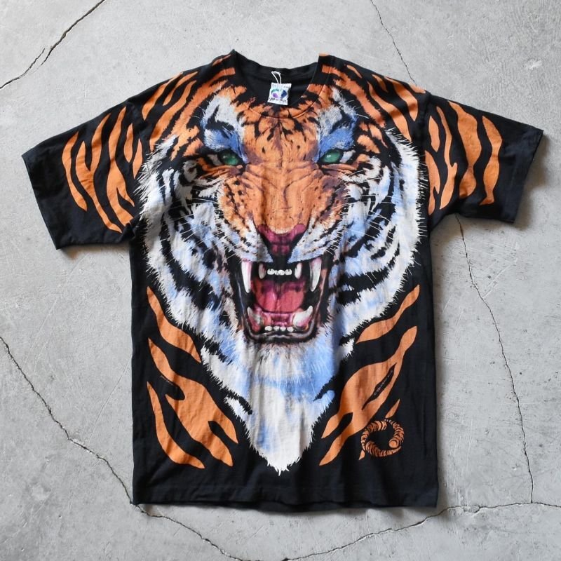 1990s LIQUID BLUE タイガーTシャツ 