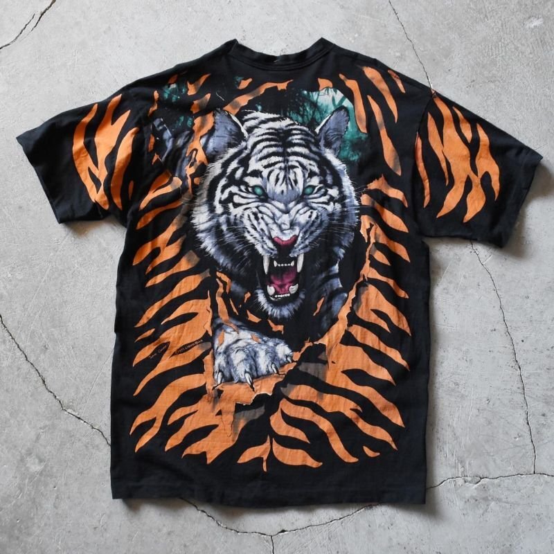 1990s LIQUID BLUE タイガーTシャツ 