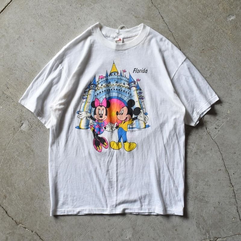 1980s FLORIDA DISNEY ミッキー＆ミニーTシャツ 