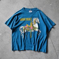 画像1: 1990s MISSOURI 回転木馬Tシャツ　 "MADE IN USA"　 表記L  (1)