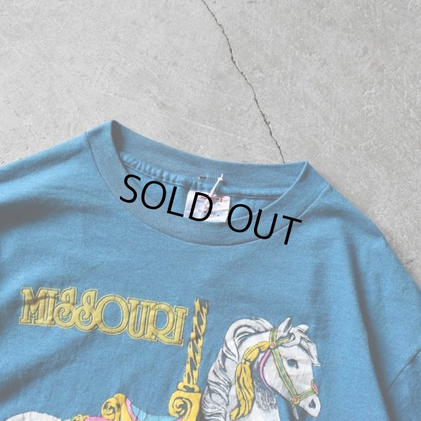 画像2: 1990s MISSOURI 回転木馬Tシャツ　 "MADE IN USA"　 表記L 