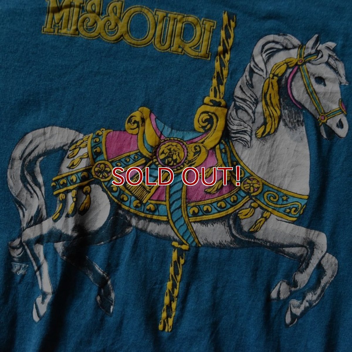 画像4: 1990s MISSOURI 回転木馬Tシャツ　 "MADE IN USA"　 表記L  (4)