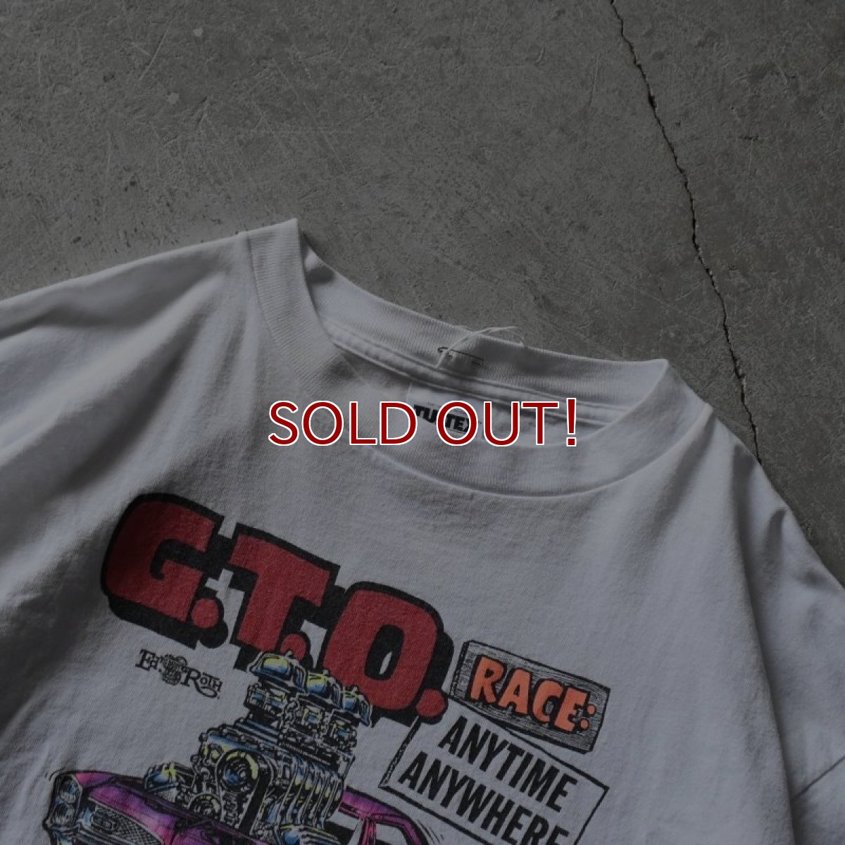 画像3: 1990s ED ROTH G.T.O. RACE Tシャツ　 表記XL  (3)