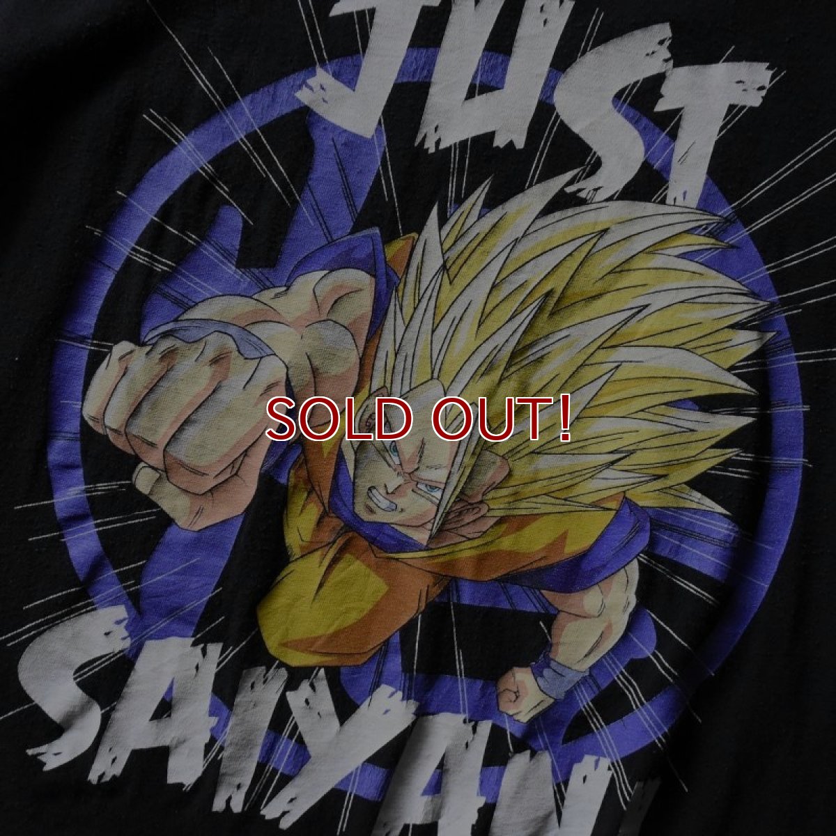 画像4: ドラゴンボールＺ JUST SAIYAN！ アニメTシャツ　 表記L  (4)