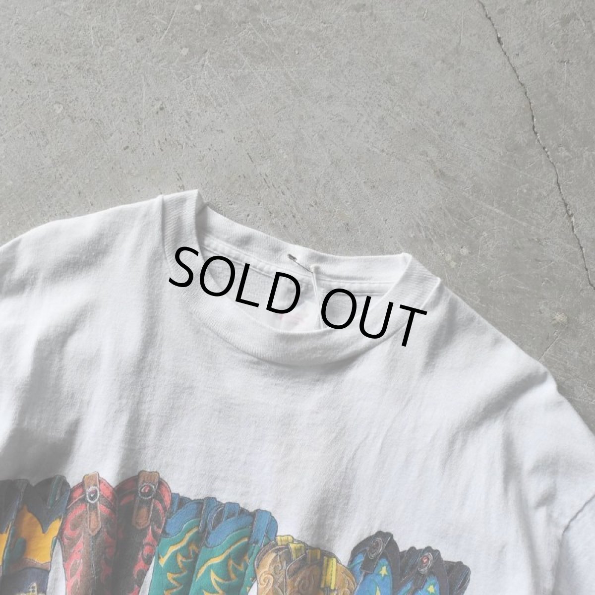画像2: 1990s COWBOY BOOTS アートTシャツ　 "MADE IN USA"　 表記XL  (2)