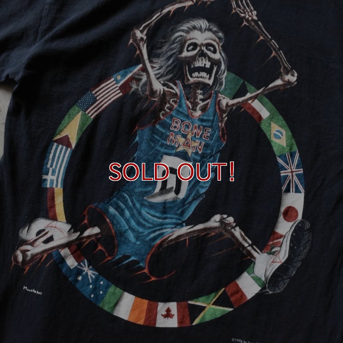 画像8: 1990s BONE MAN Tシャツ　 "MADE IN USA"　 表記L  (8)