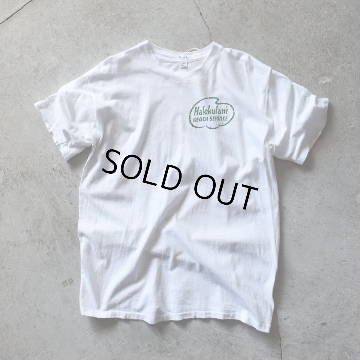 画像1: 1970s HALEKULANI BEACH SERVICE Tシャツ　 "MADE IN USA"　 表記L  (1)