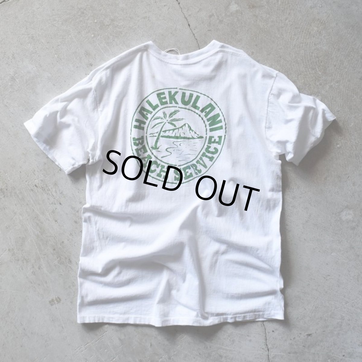 画像2: 1970s HALEKULANI BEACH SERVICE Tシャツ　 "MADE IN USA"　 表記L  (2)