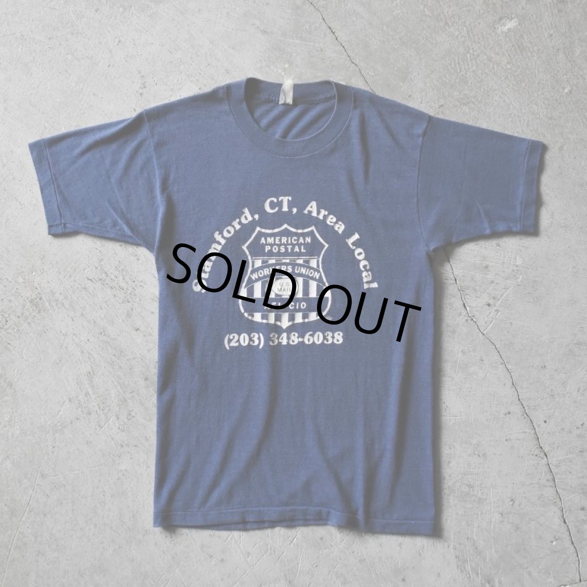 画像1: 1980s AMERICAN POSTAL WORKERS UNION Tシャツ　 "MADE IN USA"　 実寸SM  (1)