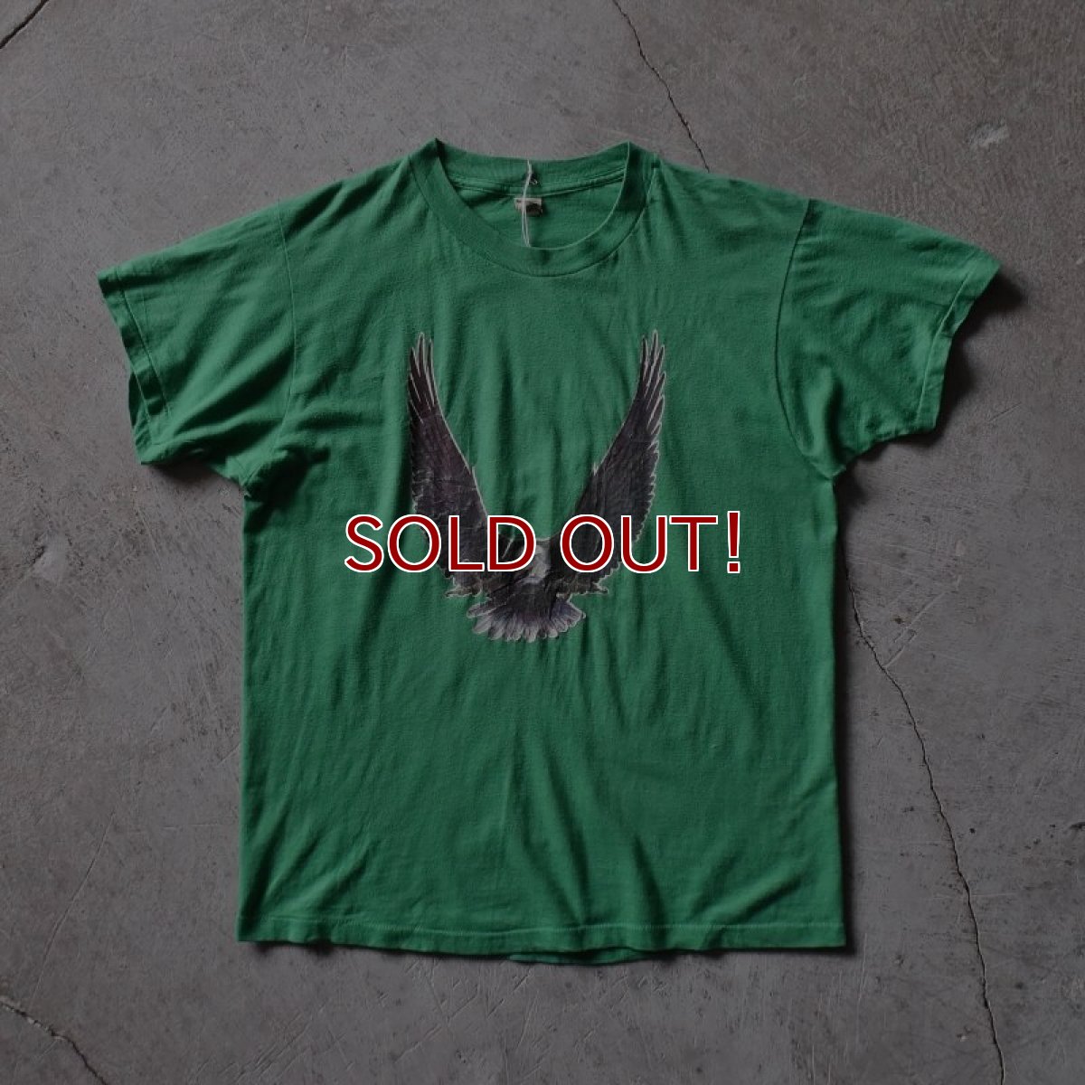 画像1: 1970s〜 EAGLE ROACHプリントTシャツ　 "MADE IN USA"　 表記XL  (1)