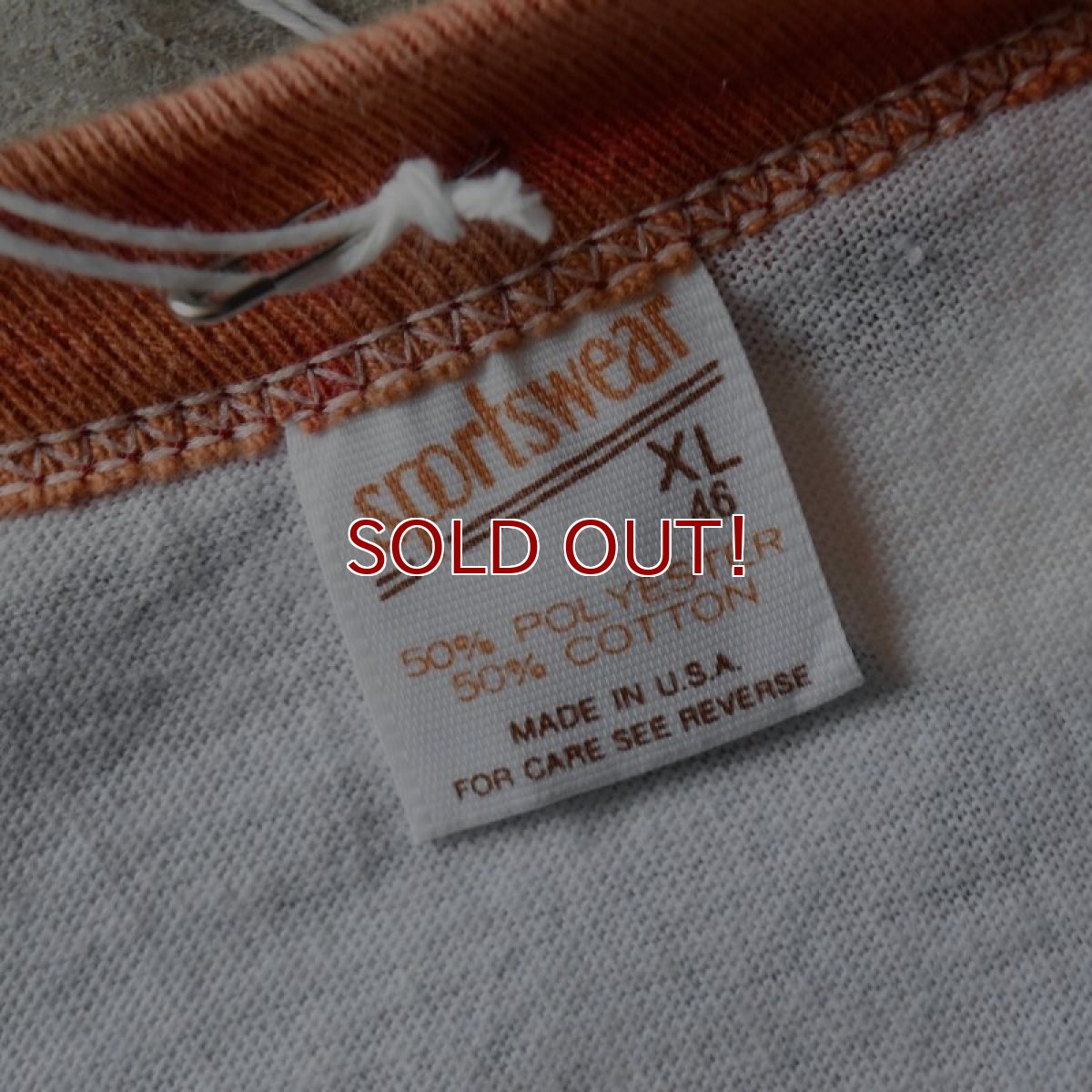 画像4: 1970s〜 CORNNUTS リンガーTシャツ　 "MADE IN USA"　 表記XL  (4)