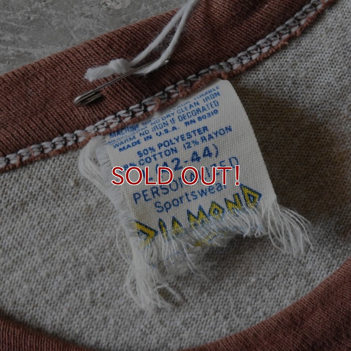 画像3: 1980s 杢リンガーTシャツ　 "MADE IN USA"　 表記L  (3)