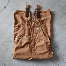 画像1: 1990s Carhartt ダブルニーダックオーバーオール　 実寸W42  (1)