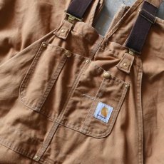 画像4: 1990s Carhartt ダブルニーダックオーバーオール　 実寸W42  (4)