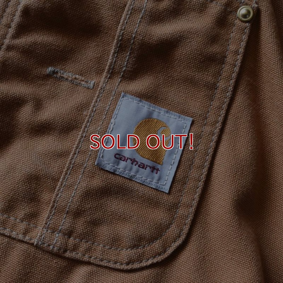 画像5: 1990s Carhartt ダブルニーダックオーバーオール　 実寸W42  (5)