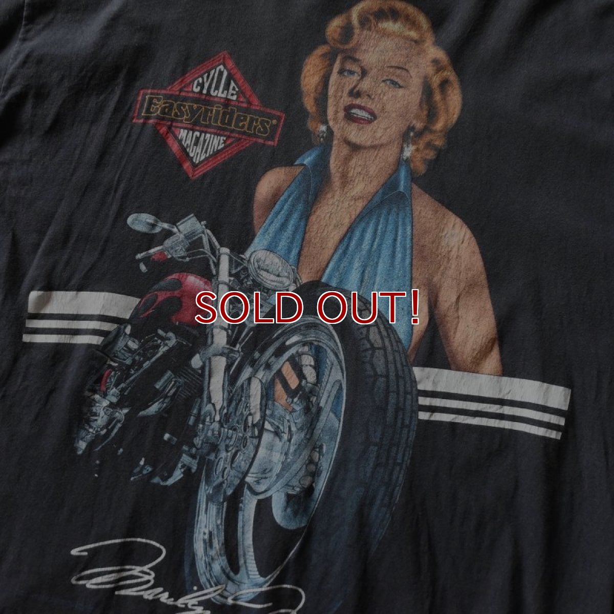 画像5: 1990s EASYRIDERS Marilyn Monroe Tシャツ　 "MADE IN USA"　 表記XXL  (5)