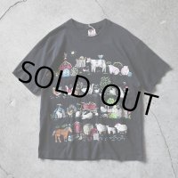 1990s 酪農 Tシャツ　 "MADE IN USA"　 表記ONE SIZE FITS ALL (L-XL) 