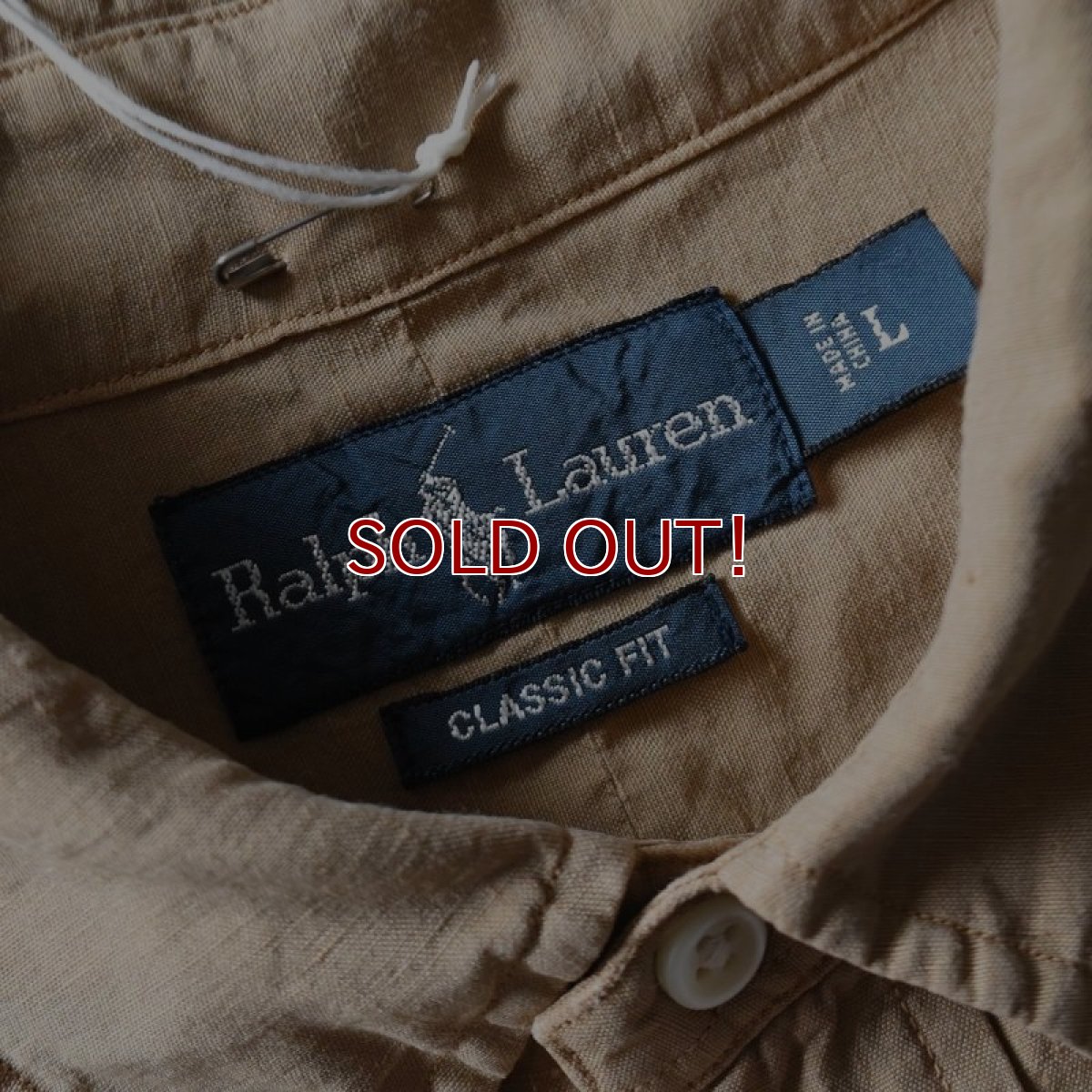 画像4: Ralph Lauren リネンシャツ　 表記L  (4)