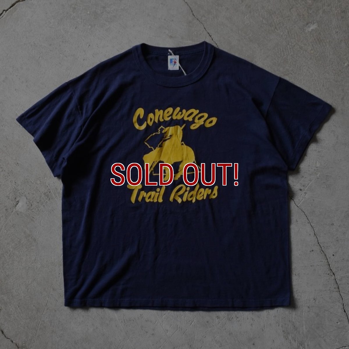 画像1: 1980-90s RUSSELL Conewago Trail Riders Tシャツ　 "MADE IN USA"　 表記XL  (1)